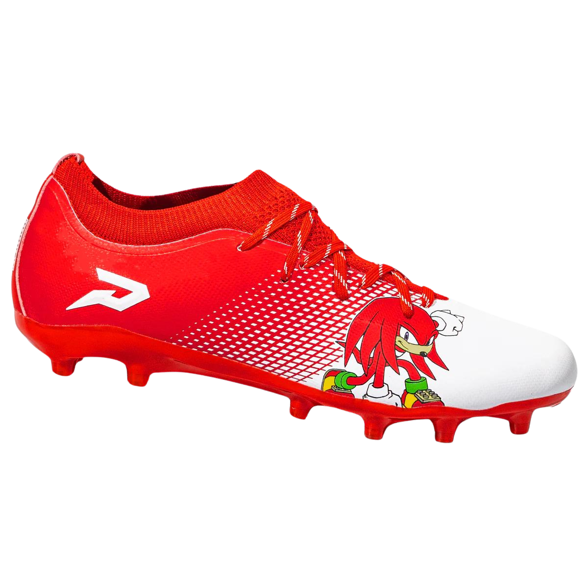 Knuckles the Echidna Flag Football Cleats - Quantum Energy by Phenom Elite