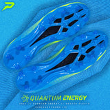Quantum Energy Flag Football Cleats - Columbia Blue & Slime