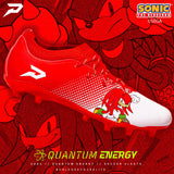 Knuckles the Echidna Flag Football Cleats - Quantum Energy by Phenom Elite
