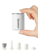 Qunature Mini Electric Pump 1500mAh for Air Bed Mattress,Pool Floats,Swimming Ring,Vacuum Storage Bags