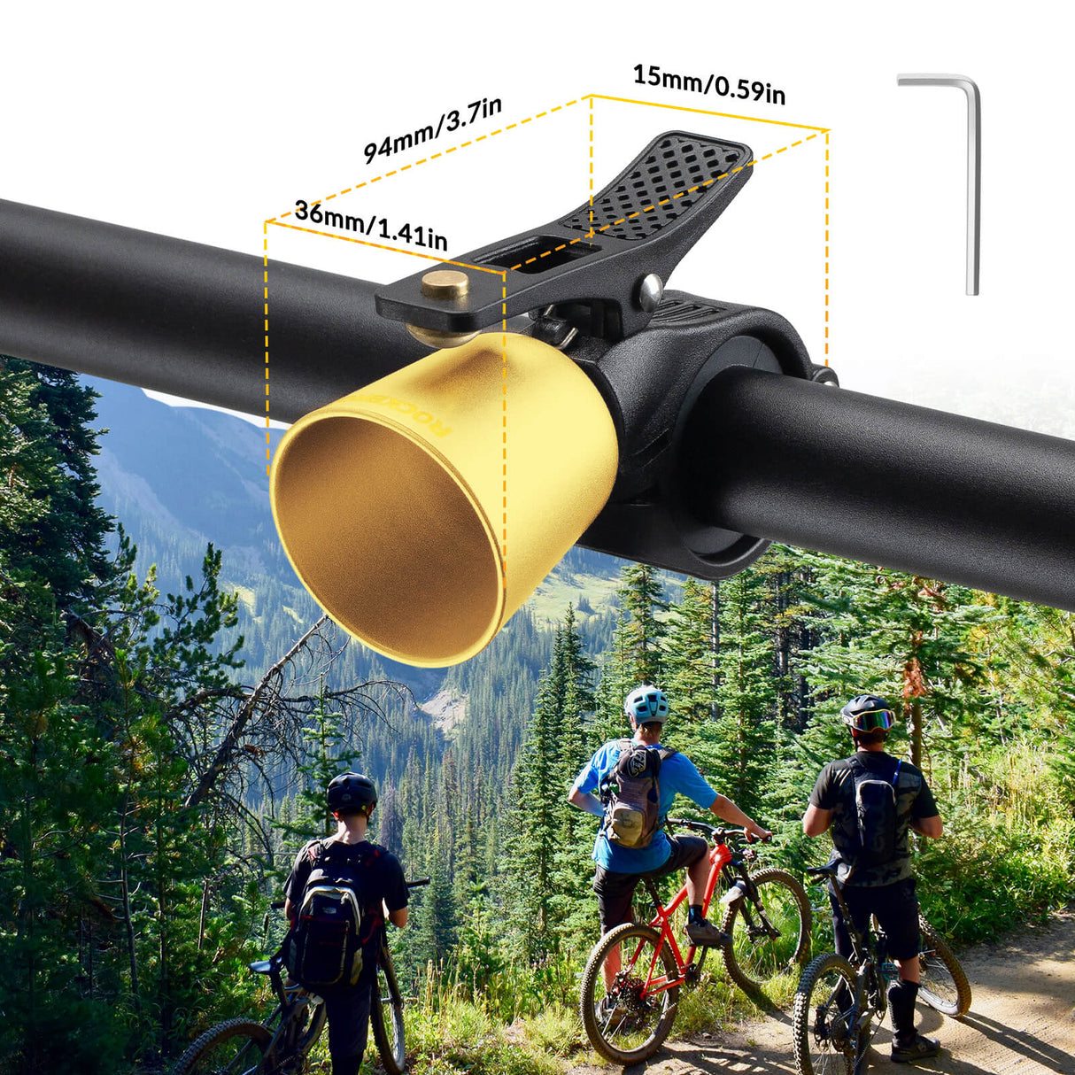 Bike Bell – Loud Sound for MTB & Road Bikes