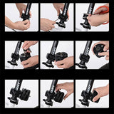 ROCKBROS Folding Bike Lock Anti-theft Alloy Lock with Mounting Bracket