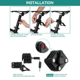 ROCKBROS Folding Bike Lock Anti-theft Alloy Lock with Mounting Bracket