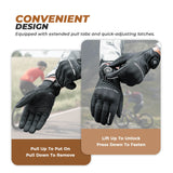Full Finger Cycling Gloves Touchscreen Breathable Flexible Padded