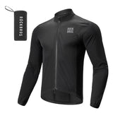 ROCKBROS Long-Seeved Cycling Windbreaker Jacket Foldable