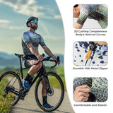 ROCKBROS Men's Short-Sleeve Camouflage Reflective Cycling Jersey