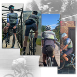 ROCKBROS Men's Short-Sleeve Camouflage Reflective Cycling Jersey