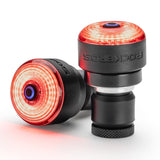 ROCKBROS R0 Smart Brake-Sensing Waterproof Tail Handle Plug Light Auto Sync
