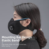 ROCKBROS-Cycling Face Mask Filter PM2.5 Anit-fog Breathable Dust-proof  Mask Anti-droplet- Buy 5 get 50% OFF