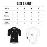 ROCKBROS Men's Short-Sleeve Cycling Jersey Diamond Pattern
