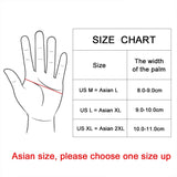ROCKBROS Winter Windproof Silicone Full-Finger Cycling Gloves