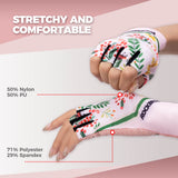 ROCKBROS Half-Finger Women Fingerless Cycling Gloves Summer
