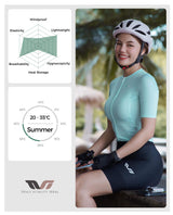 Women's TVI Solid Color Short-Sleeve Cycling Jersey