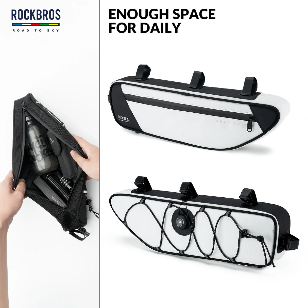 ROCKBROS Bike Triangle Bag-Road to sky
