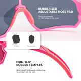 ROCKBROS Kids Polarized Cycling Sunglasses UV400 Bike Glasses