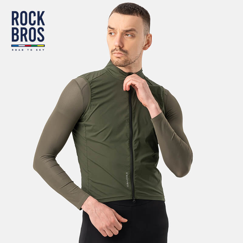 Men¡¯s Cycling Vest - Lightweight Windproof Gilet with UV Protection