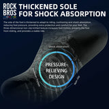 ROCKBROS Road to Sky Bike Socks Breathable Fabric Antibacterial Long Ride Cushioned