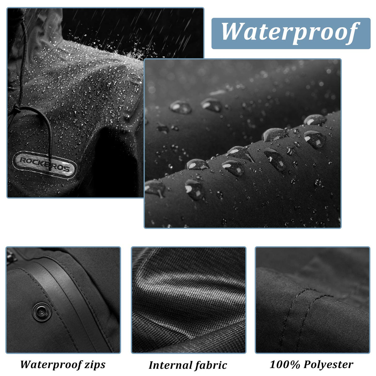 Waterproof Raincoat & Overtrousers for Men Women with Reflective