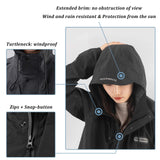 Waterproof Raincoat & Overtrousers for Men Women with Reflective