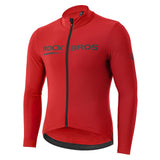 ROCKBROS Men's Long Sleeve Cycling Jersey with full zipper rear pockets perfect fit for outdoor sports