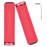 ROCKBROS Bike Grips Foam Single Lock on Bicycle  Soft Comfortable Non-Slip Bike Handle Grips