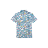 Youth FlexGRID Button Up - Ride the Wave