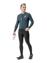 Road To Sky – Men’s Grey Long-Sleeve Cycling Jersey