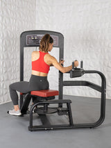 Elite Selectorized Rotary Torso - Muscle D Fitness - Commercial - Adjustable Seat - Pin Selectorized Stack - Oblique Trainer