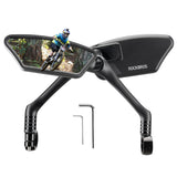 ROCKBROS HD Blast-Resistant Bike Mirror Adjustable Handlebar Mount 21-26mm