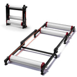 Foldable Adjustable Bike Rollers with Resistance for Indoor Exercise
