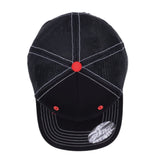 SYNDYT Black Mesh Flat Bill Snapback Hat