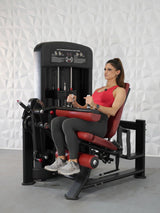 Elite Selectorized Leg Extension Seated Leg Curl Combo - Muscle D Fitness - Commercial Grade - Adjustable Seated - Pin Selectorized