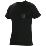 Men's Army Black Pocket Tee
