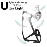 ROCKBROS Lightweight Aluminum Bike Water Bottle Cage Secure Adjustable Holder for Cycling