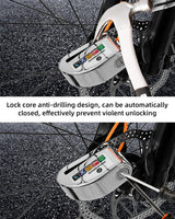 ROCKBROS Disc Brake Lock Motorcycle Alarm Lock Anti-Theft 110db Motorcycle Lock with Reminder Cable Disc Brake vehicle