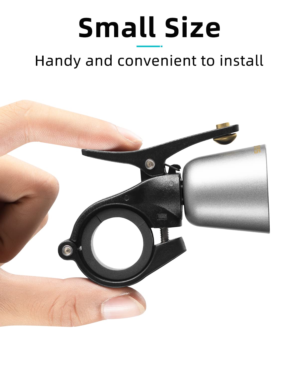 Classic Brass Bike Bell Loud Easy Install Fits Most Handlebars