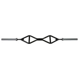 TGrip Pro Series Single Handle Olympic Bar (Rotating Ends) - Multi Grip - Strength Training - Football - Swiss - Neutral