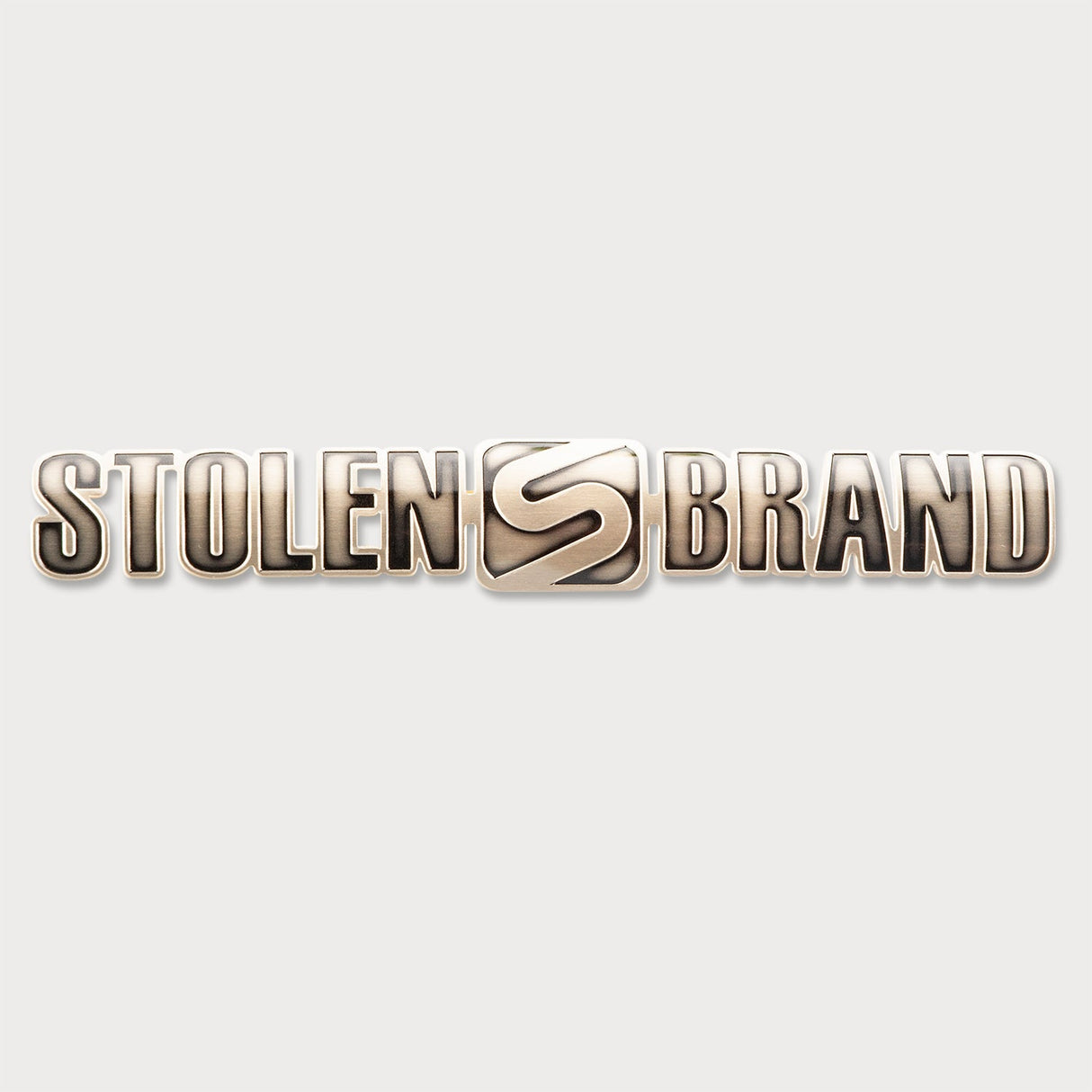 STOLEN BRAND METAL BADGE