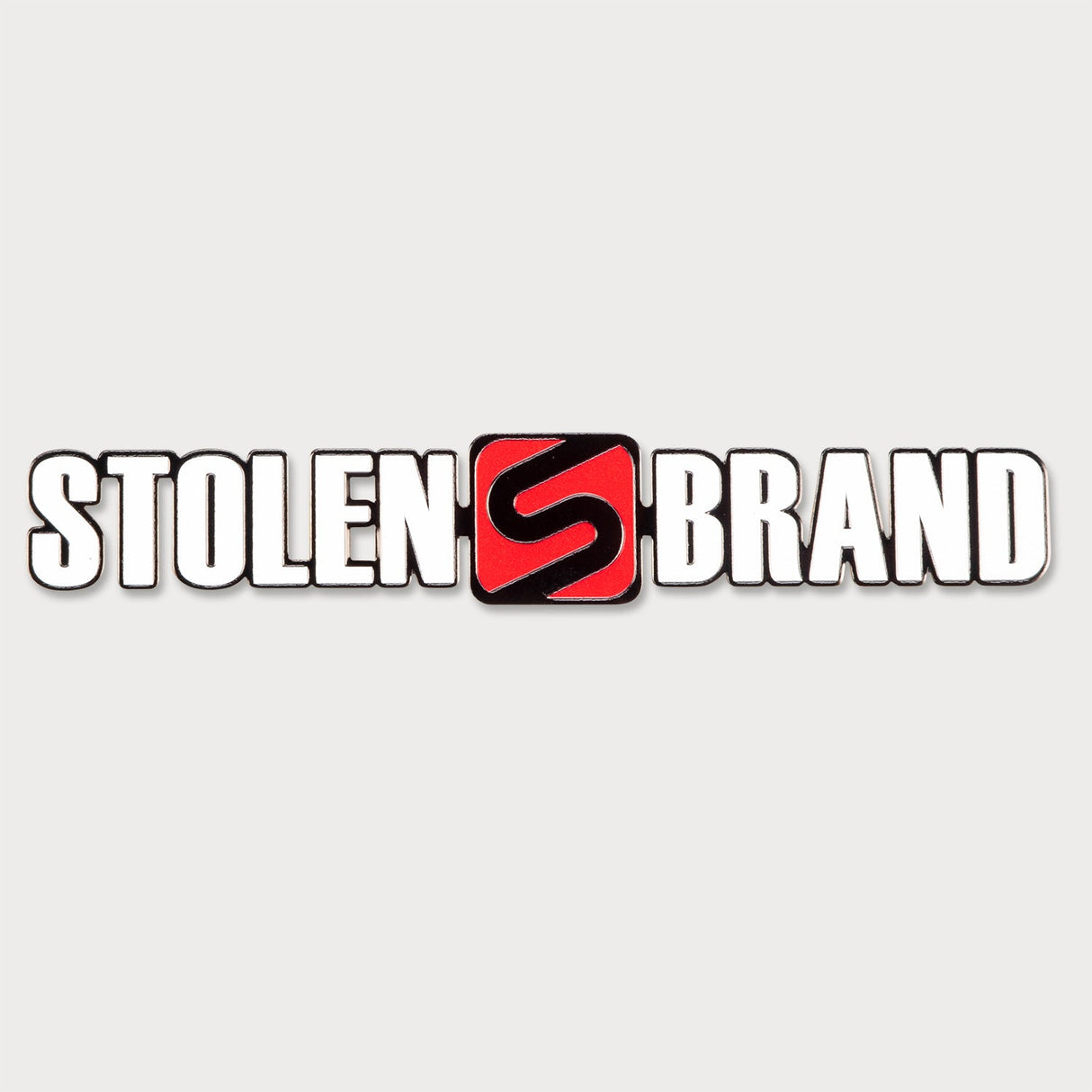 STOLEN BRAND METAL BADGE