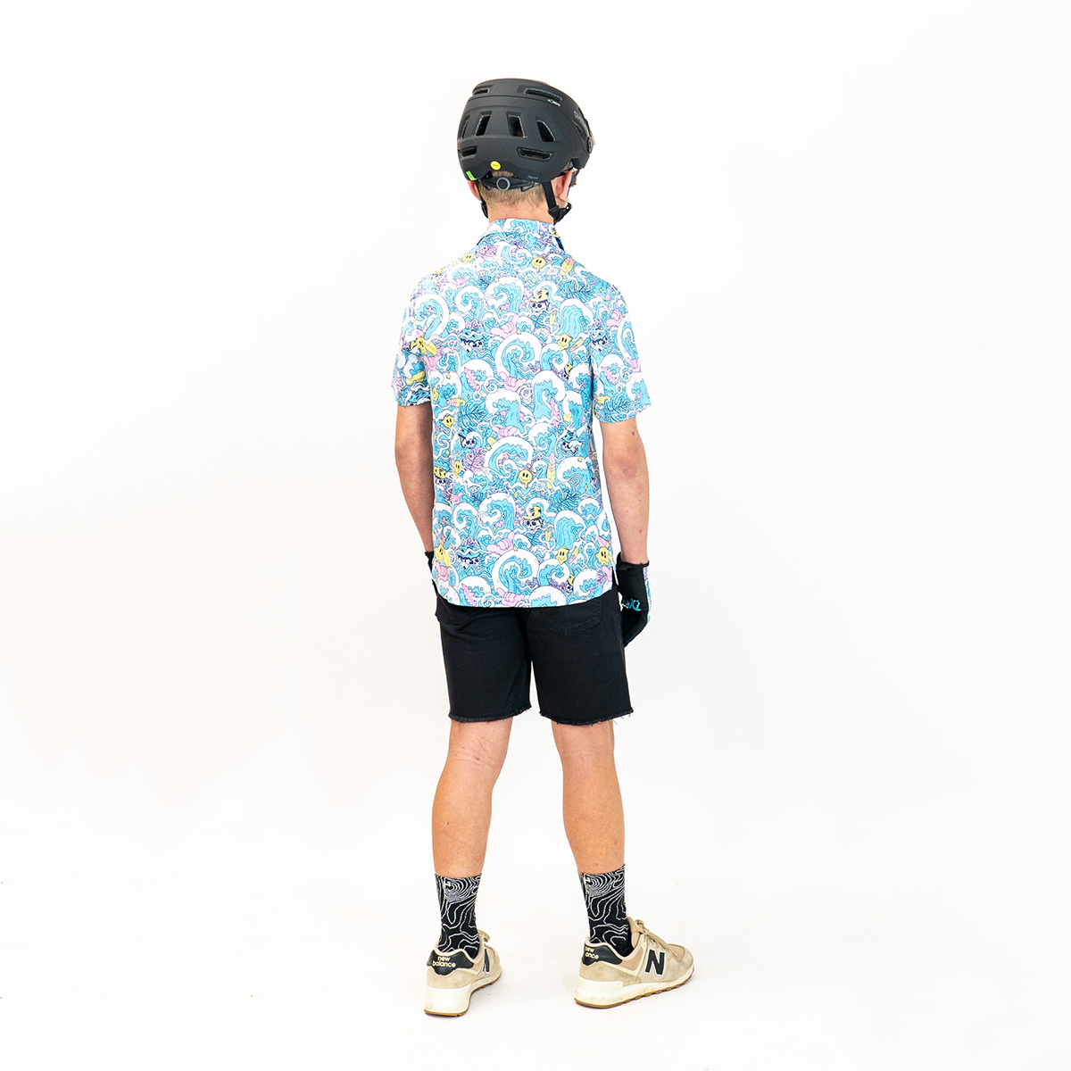 Youth FlexGRID Button Up - Ride the Wave