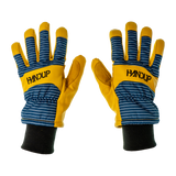 ColdEST Weather Gloves - Navy Stripes
