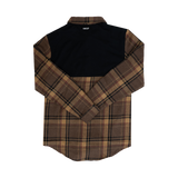 FlexTop Flannel - Brown/Tan