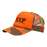 Foam Trucker Hat - Orange Camo