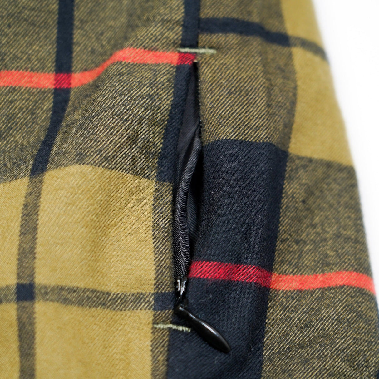 Flannel Jacket - Olive Flannel