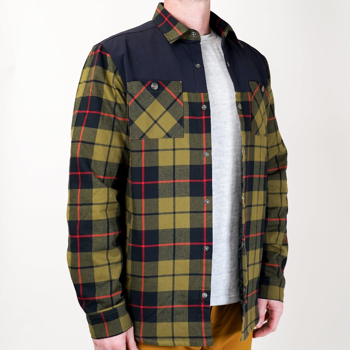 Flannel Jacket - Olive Flannel