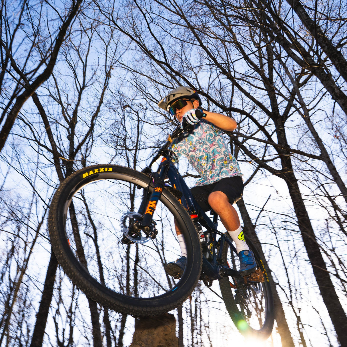 Youth FlexGRID Button Up - Ride the Wave