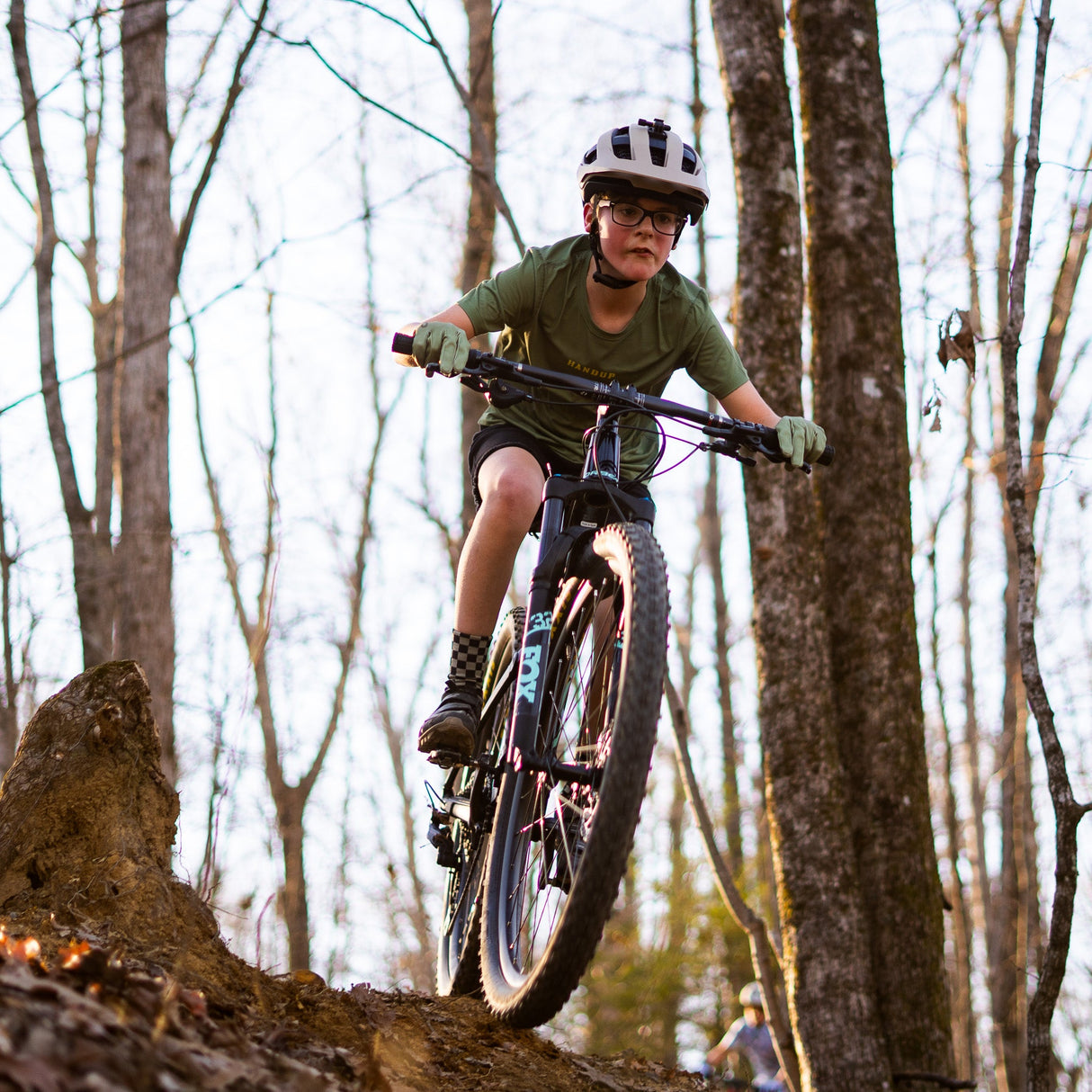 Youth ActiviTEE - Dirt Surfin' Moss Green