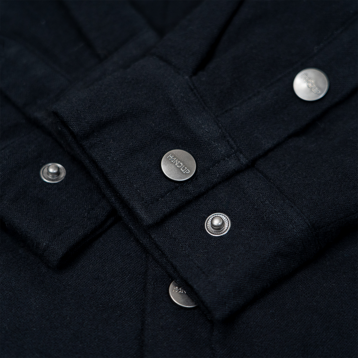 Flannel Jacket - Black on Black