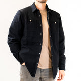 Flannel Jacket - Black on Black