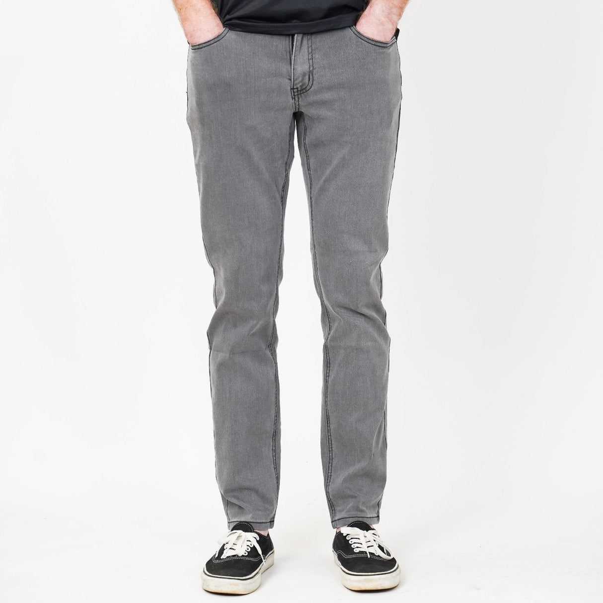 Jean Pants - Faded Grey